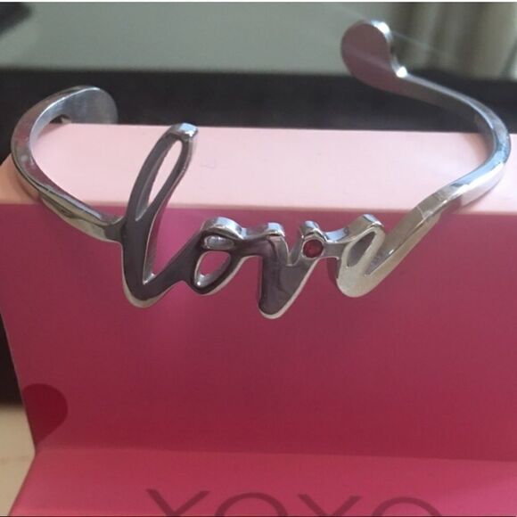 Love Silver Rustic Cuff only - Picture 6 of 6